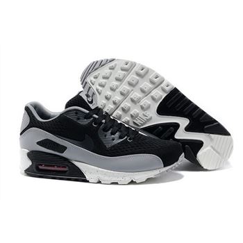 Nike Air Max 90 Premium Em Men Gray Black Running Shoes Promo Code